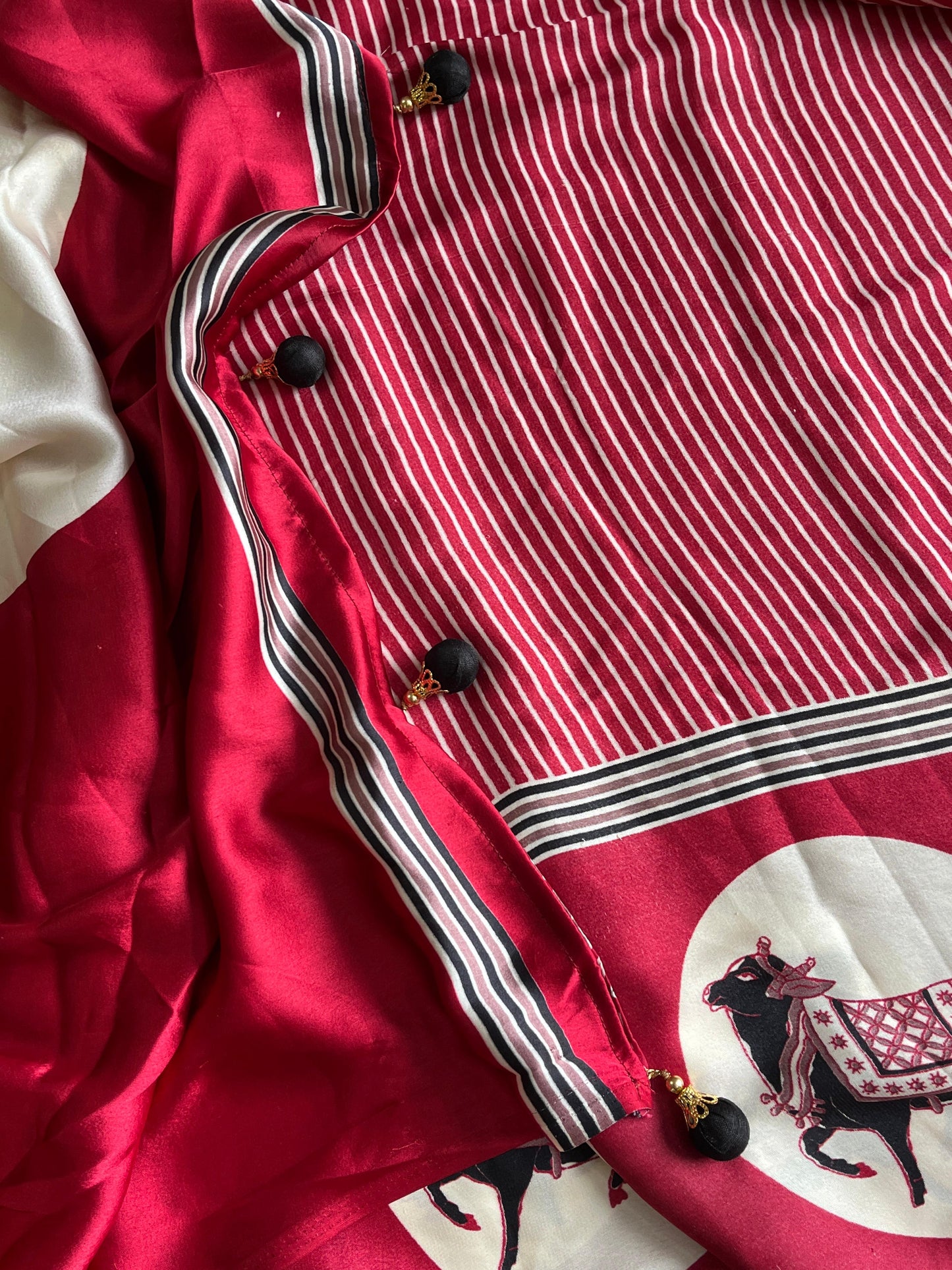 Satin silk pichwai Budget sarees