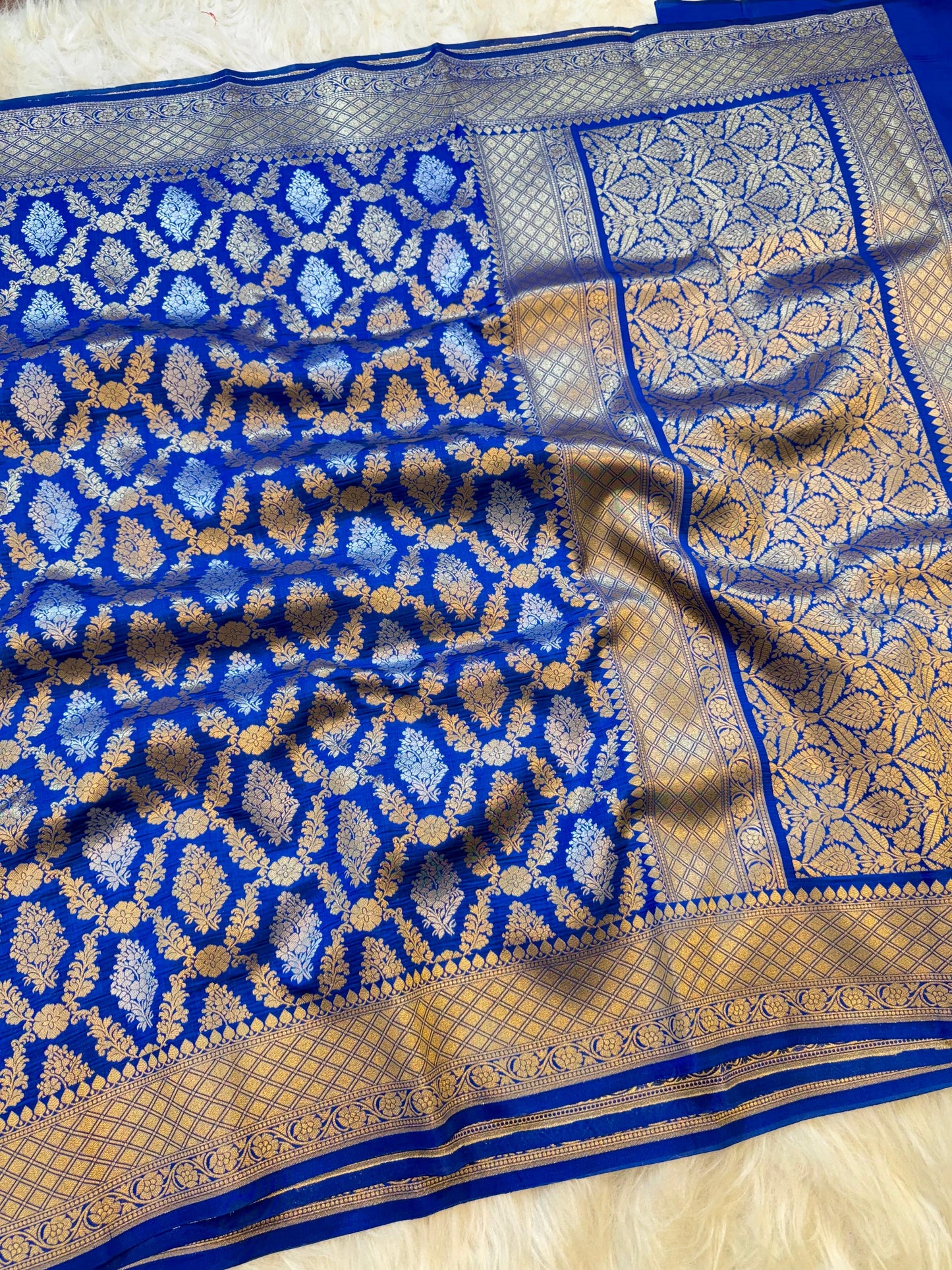 Amabani Mam inspired Banarasi Soft Katan silk