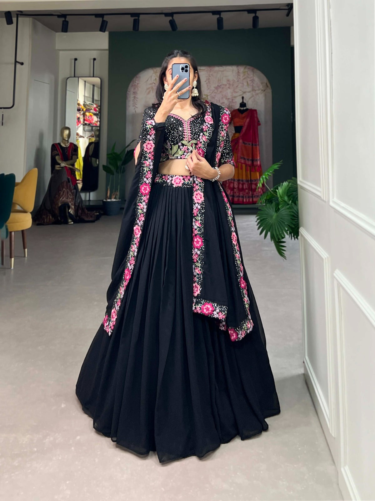 Black Beauty Lehenga