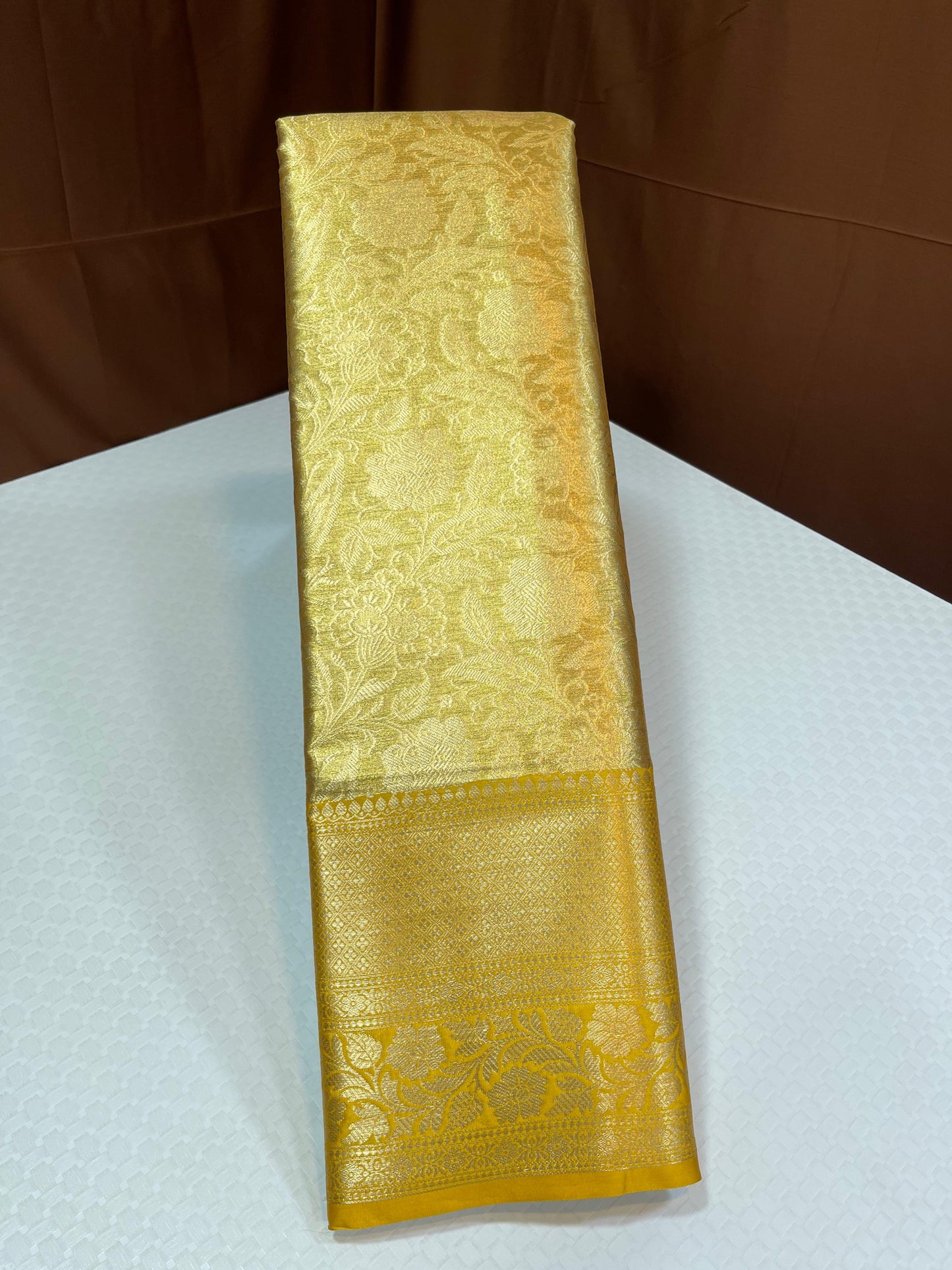Semi Kanchipuram Banarasi Tissue sarees