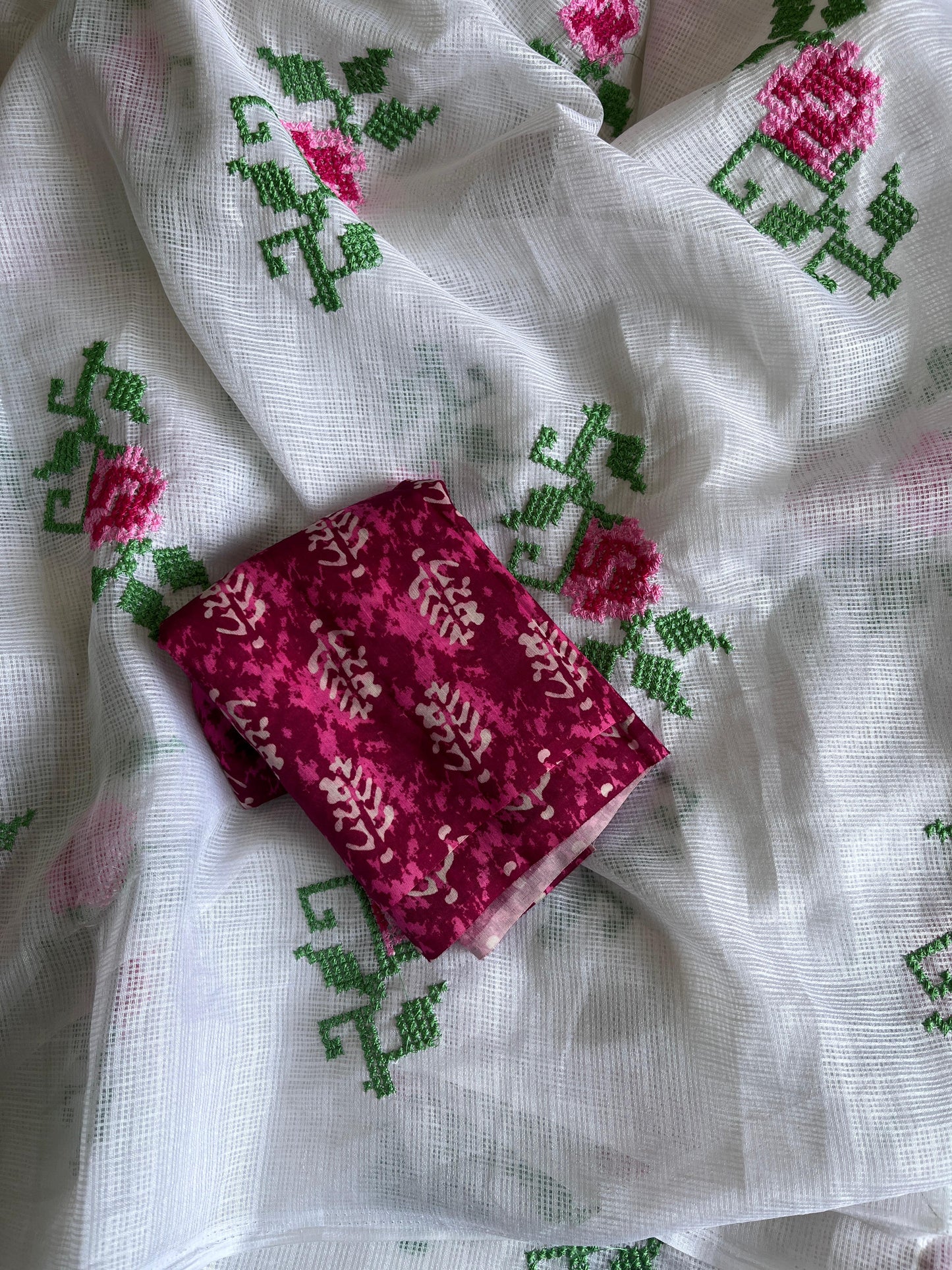 Kota Dodiya embroidery sarees