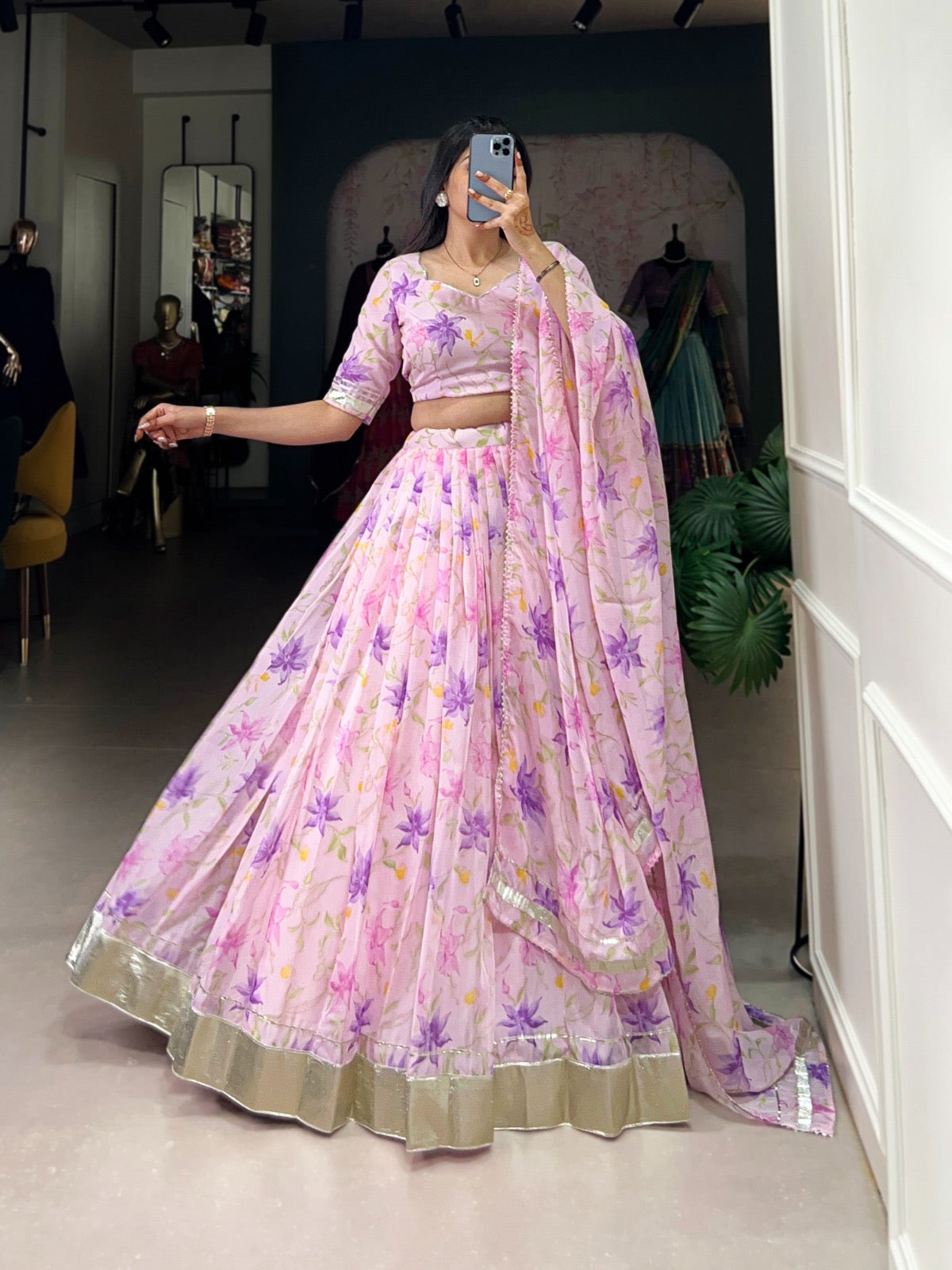Wedding collection floral Lehengas