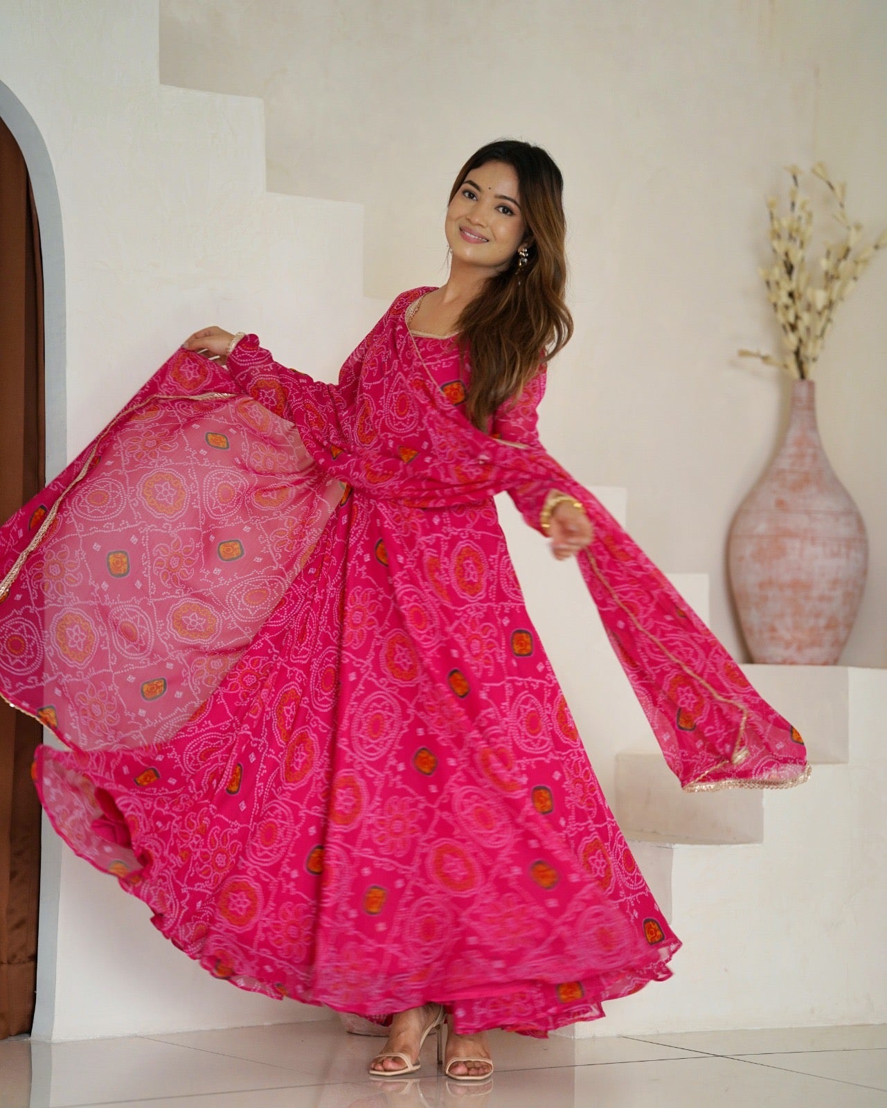 Full long frocks/ gowns chiffon