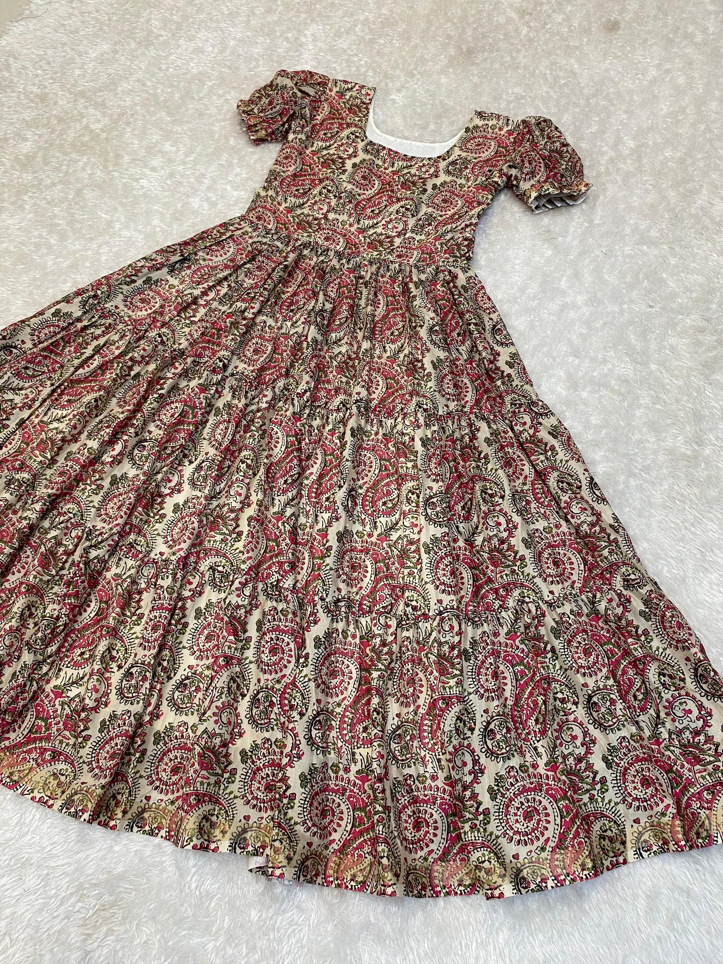 Cotton Silk Printed Gowns