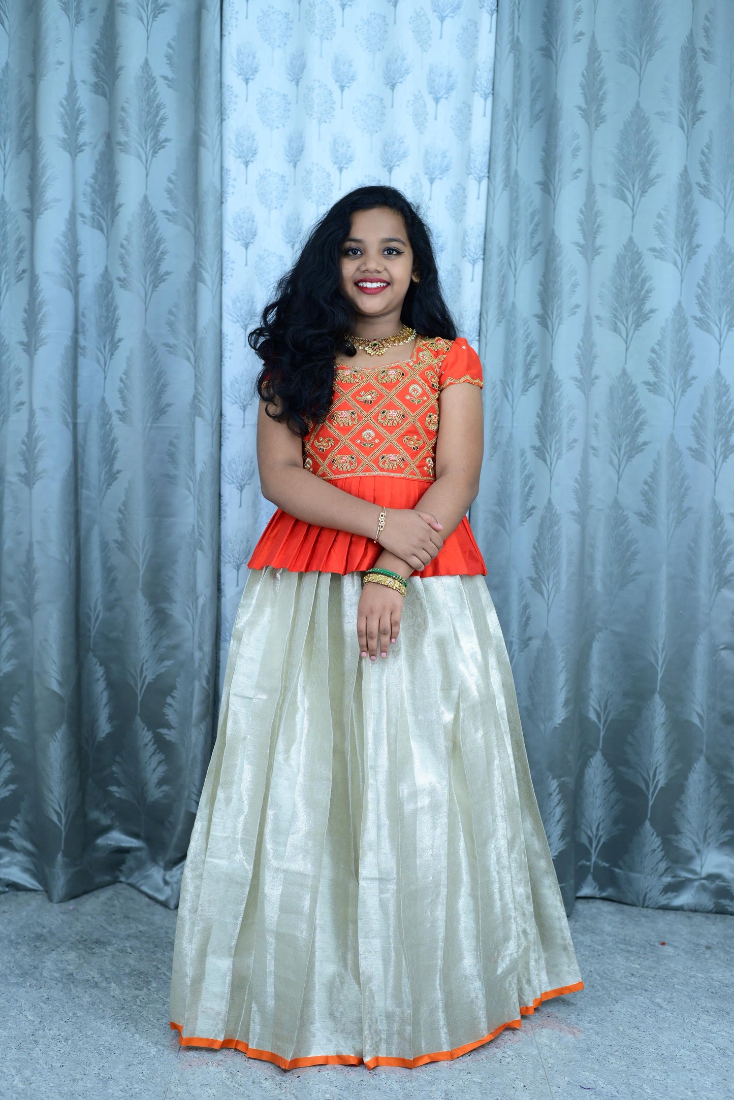 Poosa & Bead Maggam Work, Kids Sets