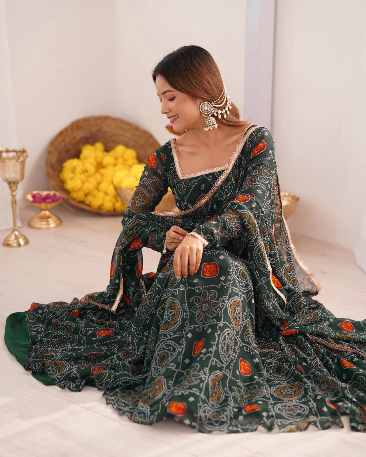 Full long frocks/ gowns chiffon