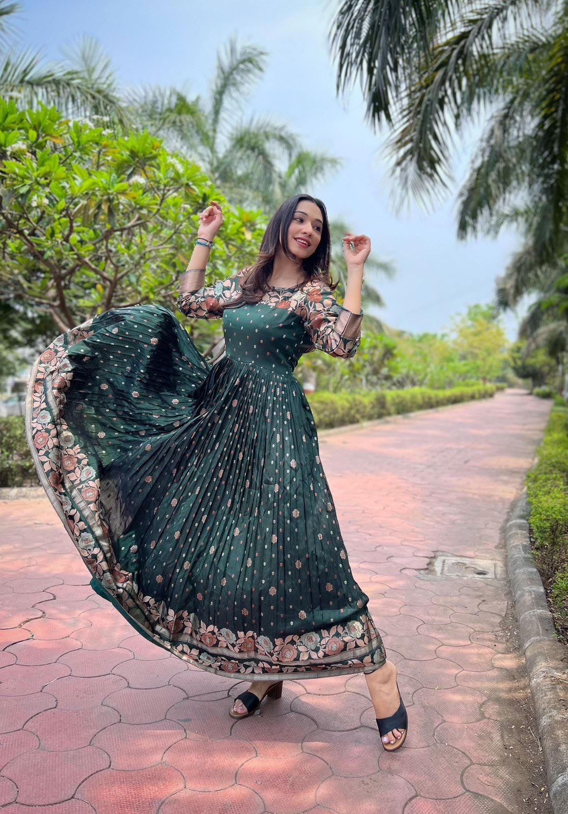 Latest Soft silk Gowns