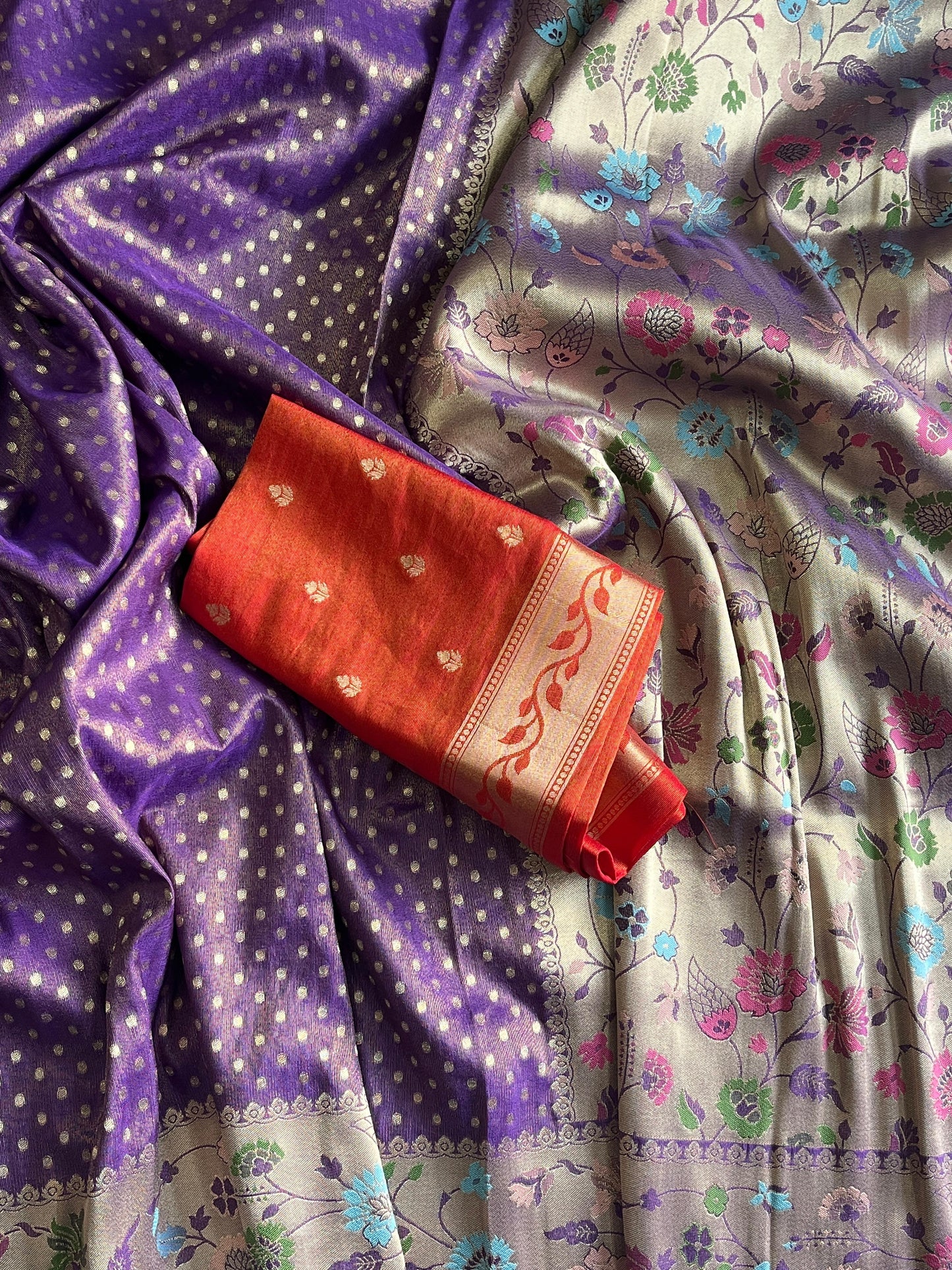Classical Banarasi’s weaving Sarres