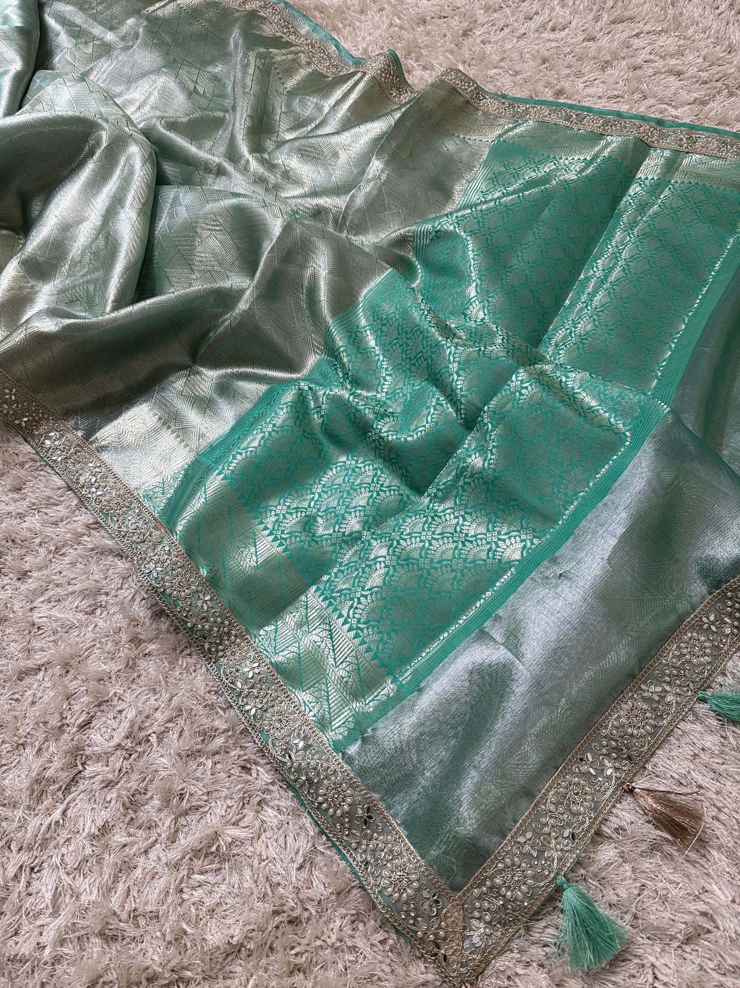 Kanjivaram bridal Katan tissue classic sarees