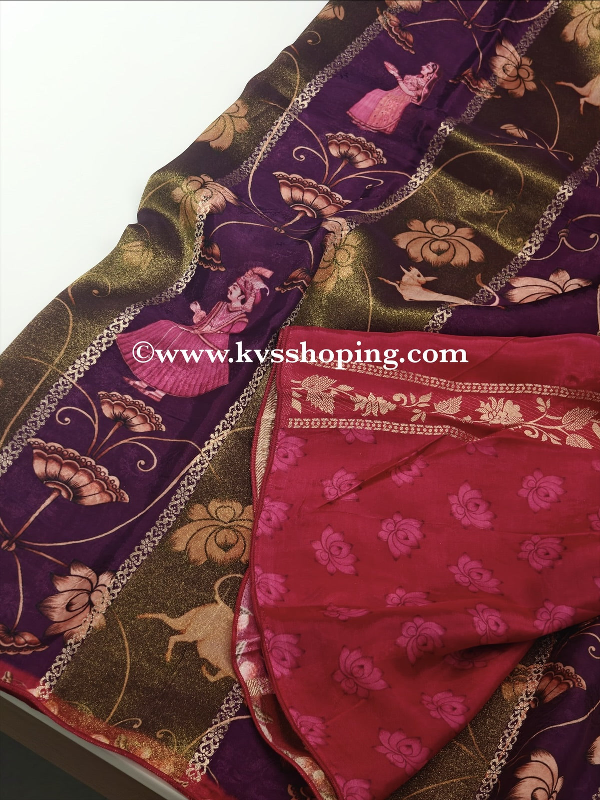 Pure Tissues Kalamkari luxe Saree (Celebrate Inspired)