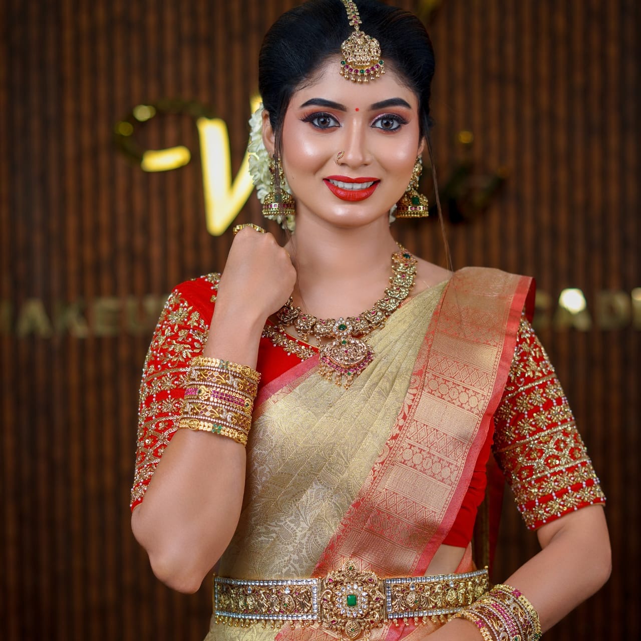 Banarasi semi pattu tissue sarees