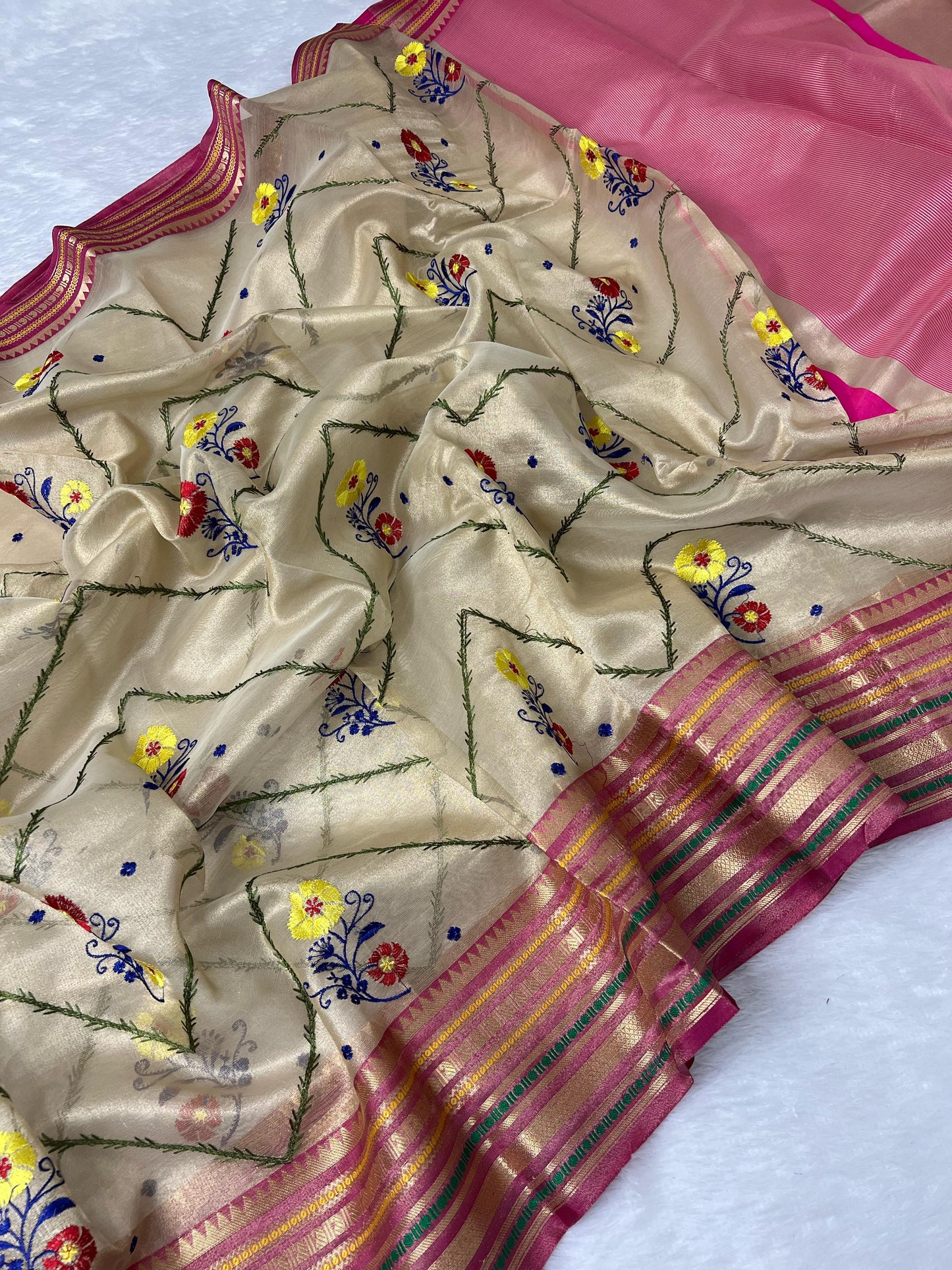 Banarasi tissue Patola saree