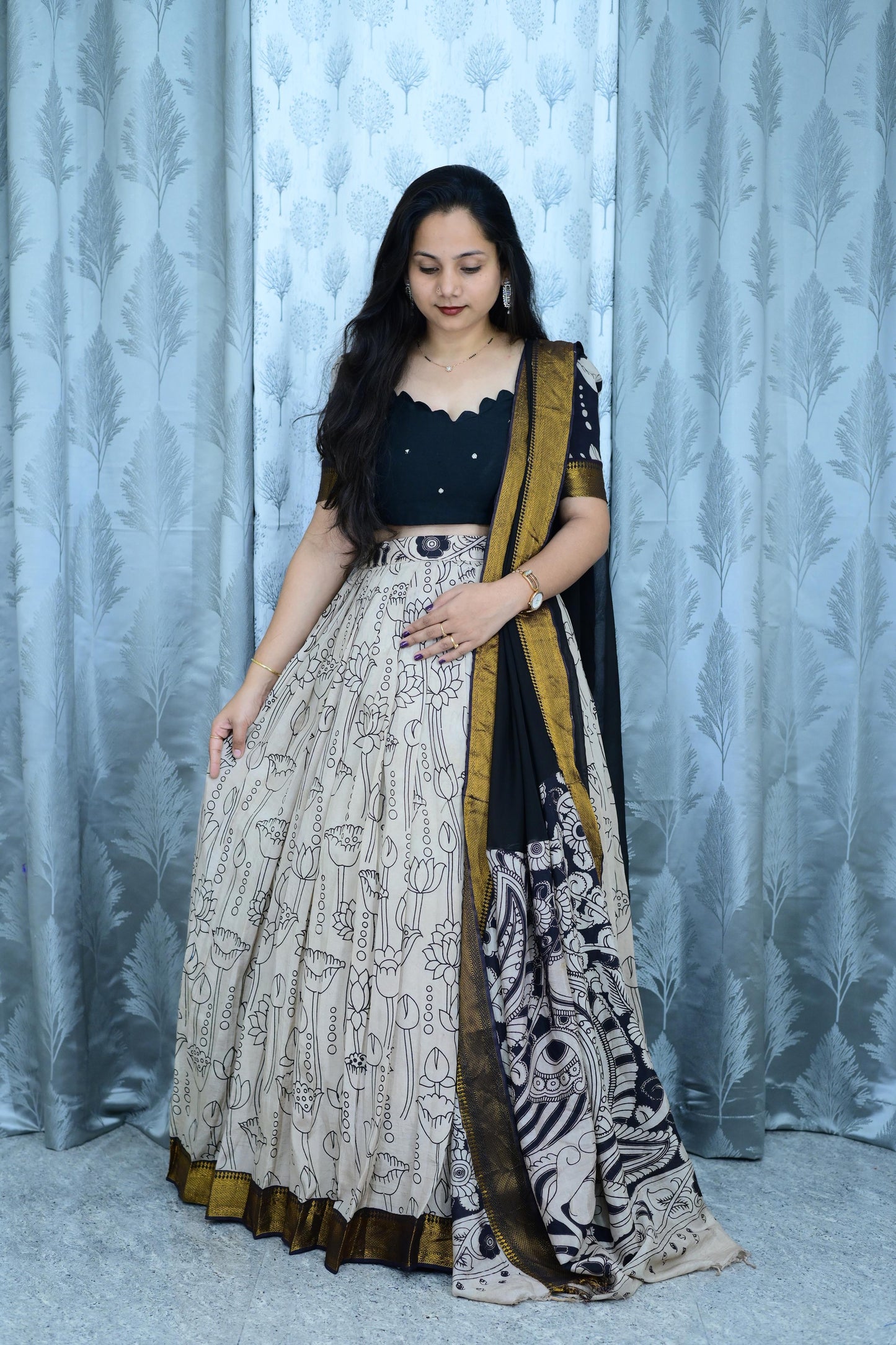 Chennuri Silk Stitched Lehengas