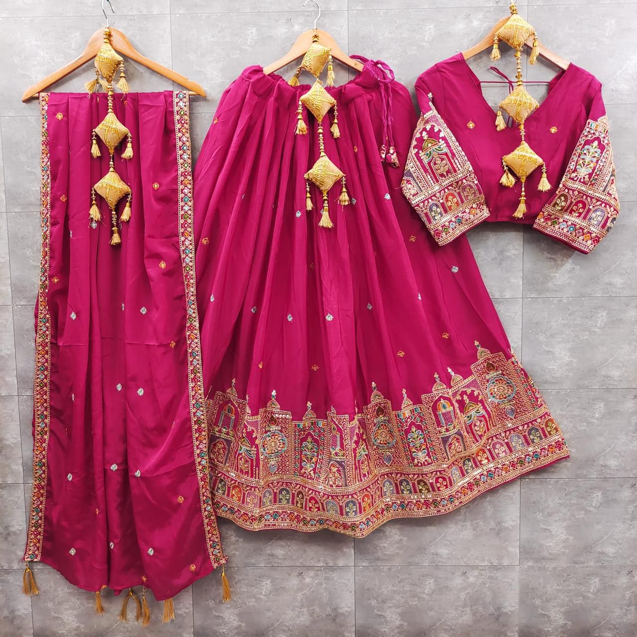 Chinon choli lehengas
