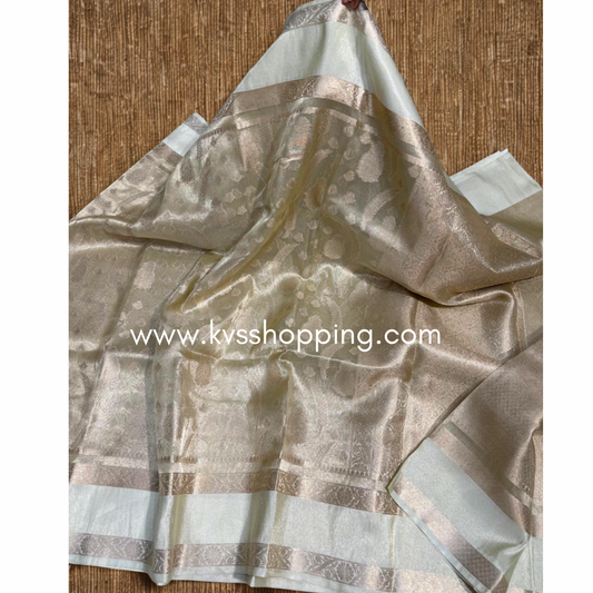Copper Tissue with Fancy Banarasi Gold Sarees Budget Saree (Celebrate Insipired)