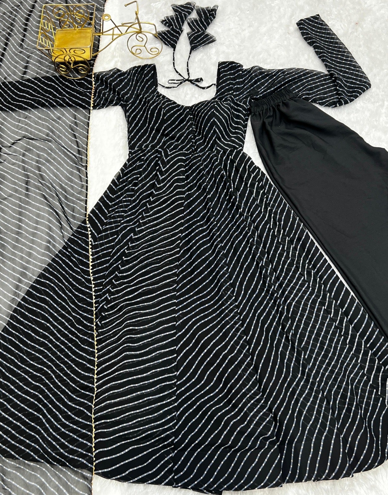 Laheriya Print Gowns fully Stitched