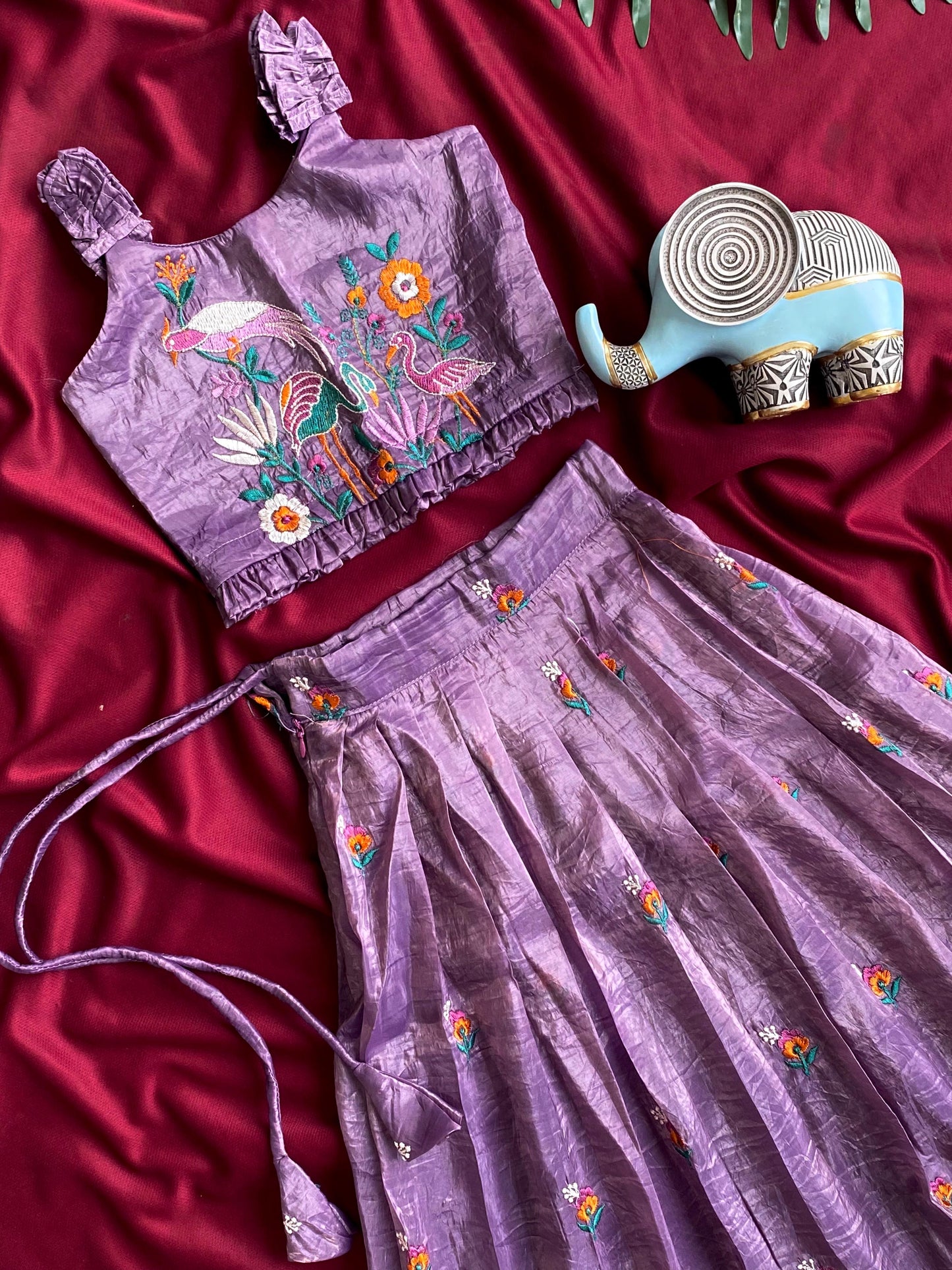 Kids Crop top /Lehenga sets For Party wear