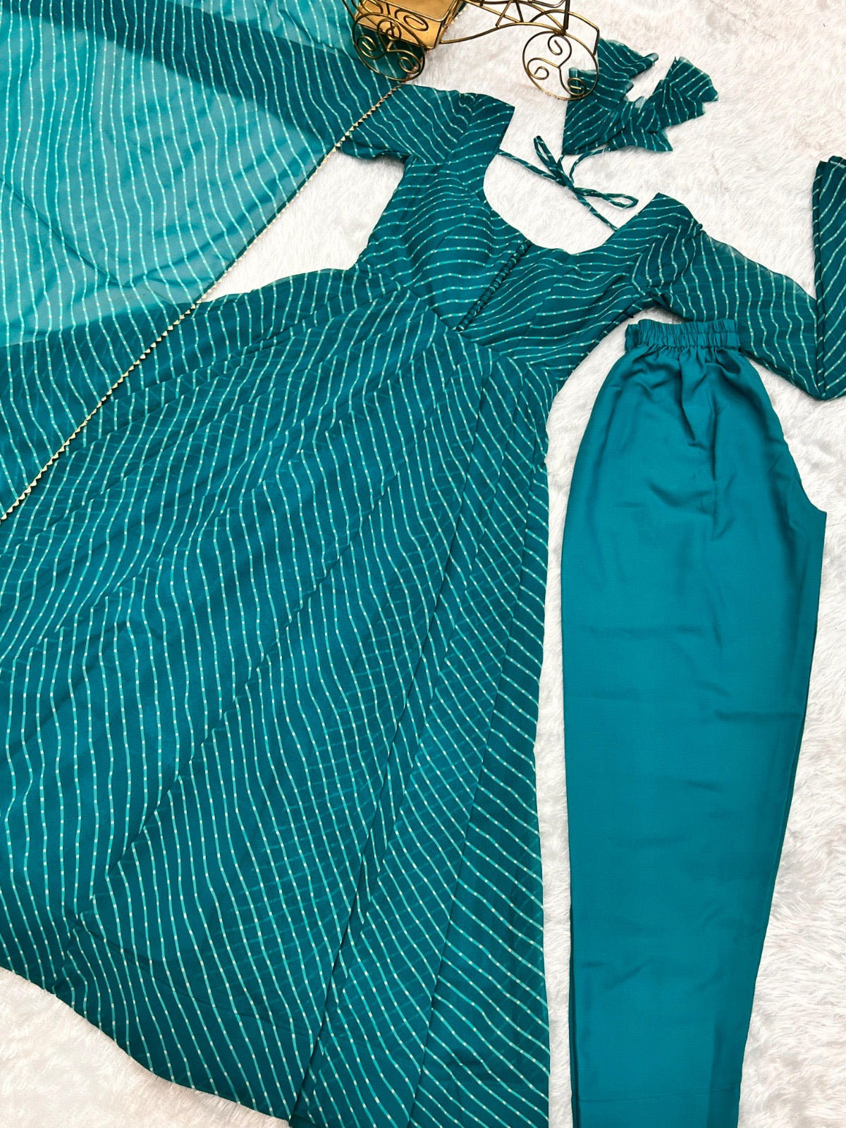 Laheriya Print Gowns fully Stitched