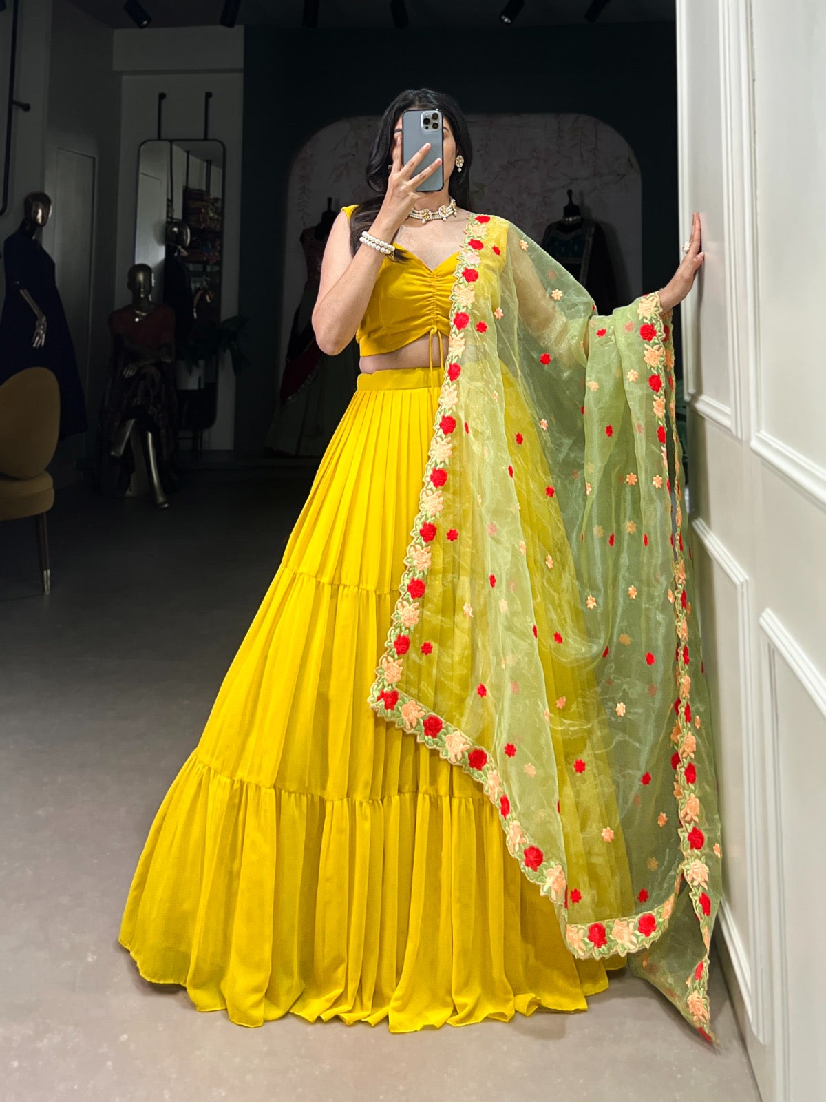 Haldi special Lehenga