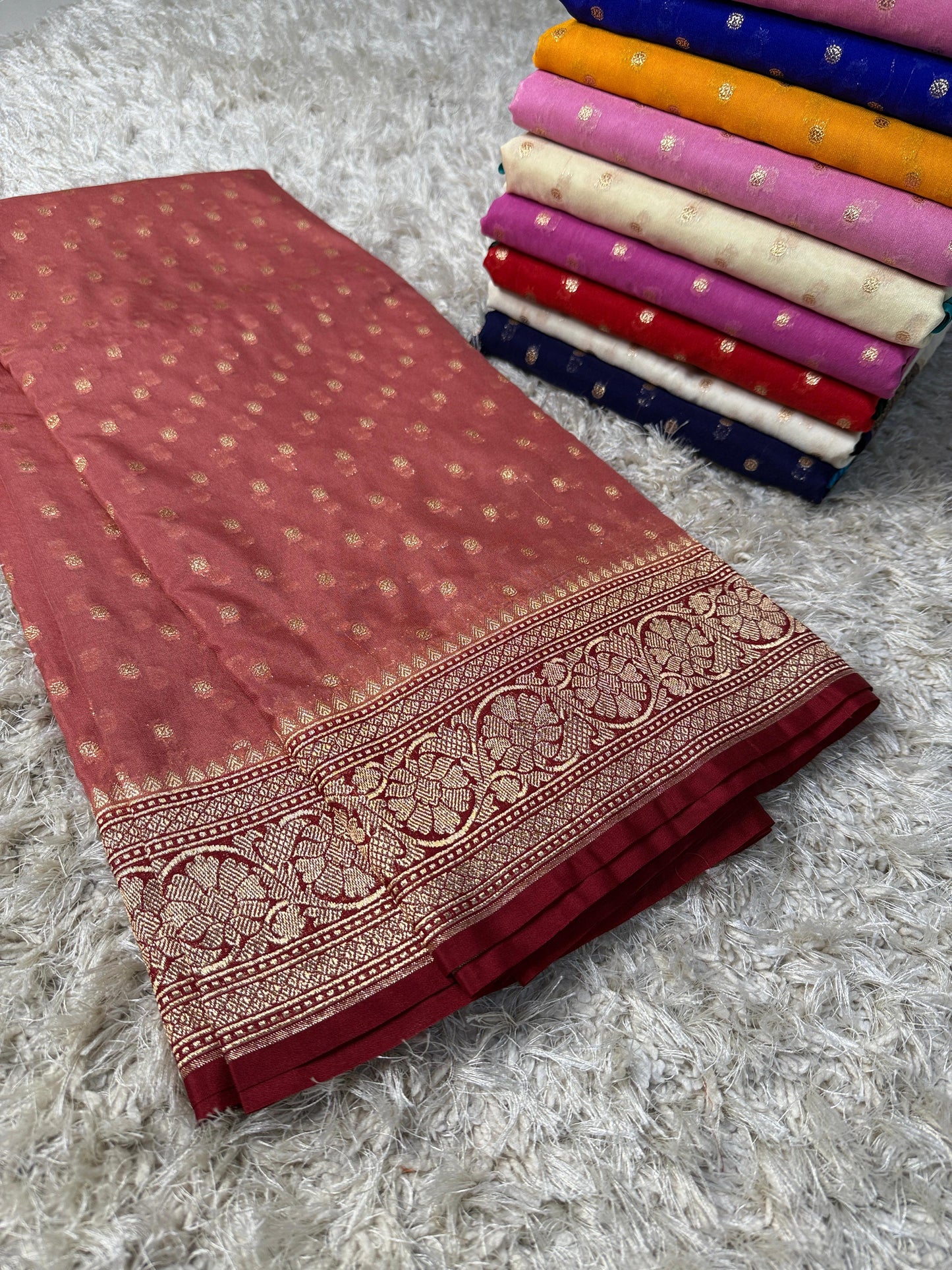 Banarasi Katan soft silk saree luxe