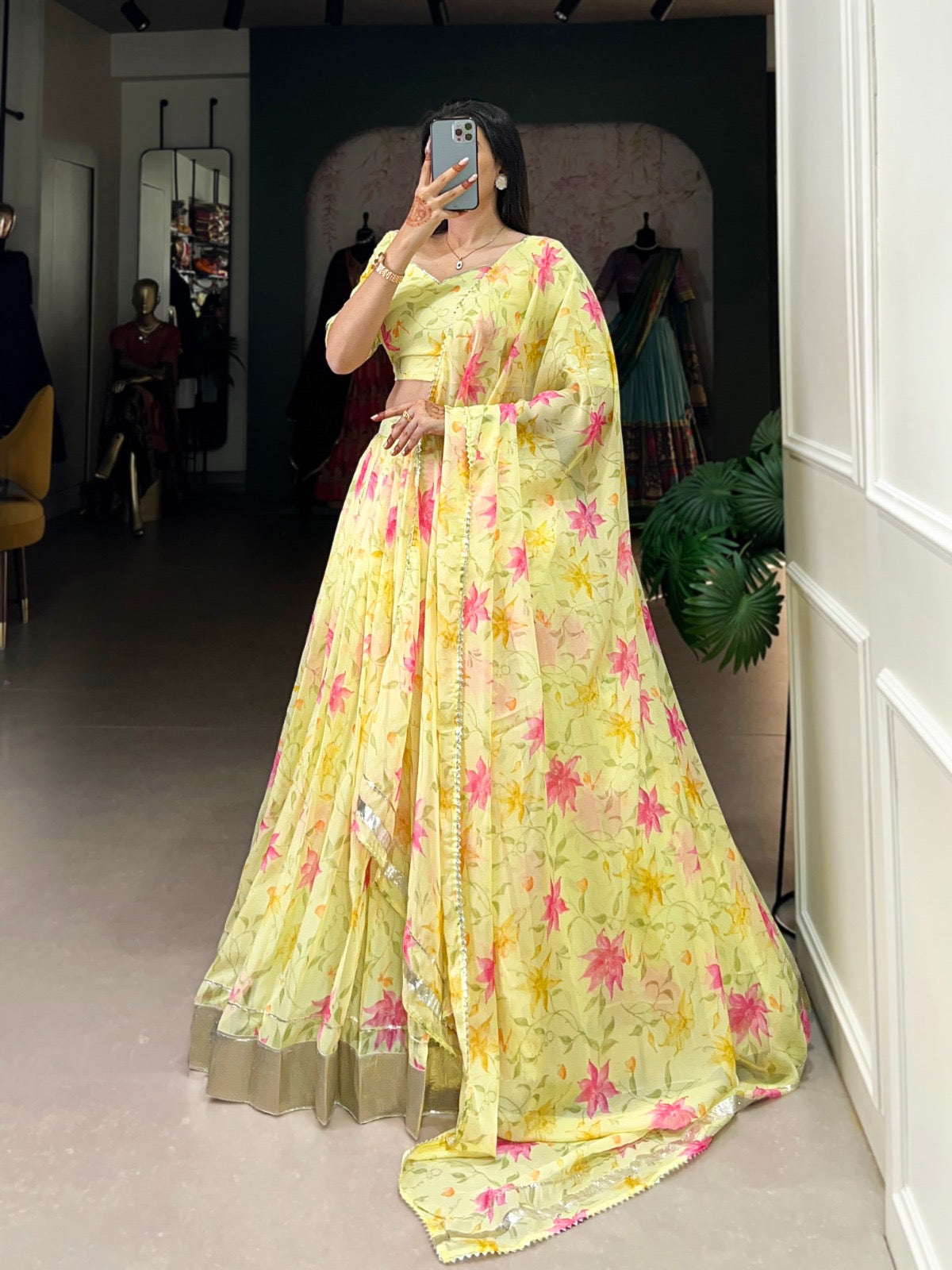 Wedding collection floral Lehengas