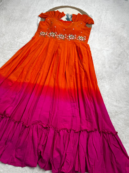 Mul Cotton Soft Work Gowns