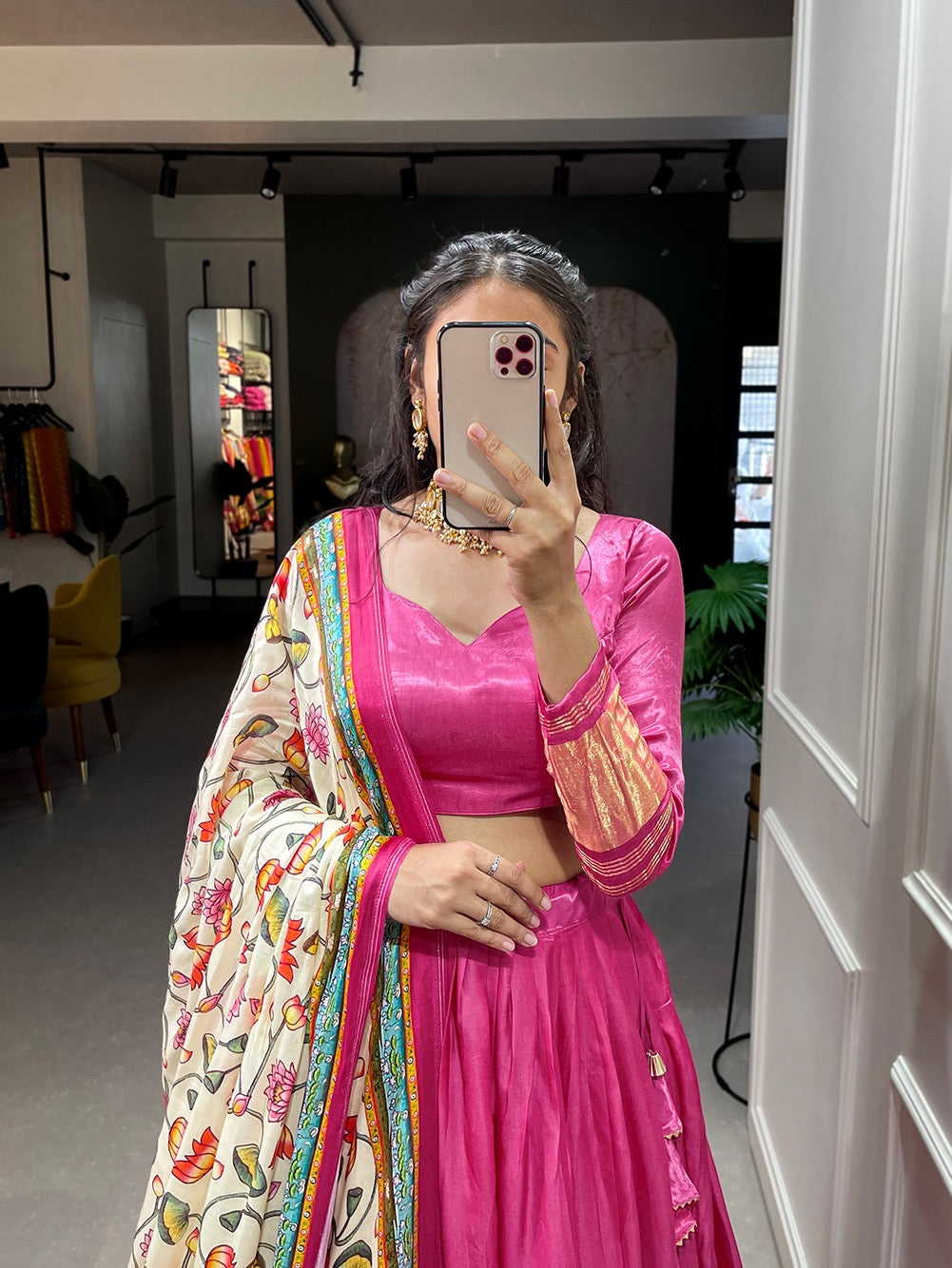 Patola/pichwai duppata with Lehengas gaji silk sets