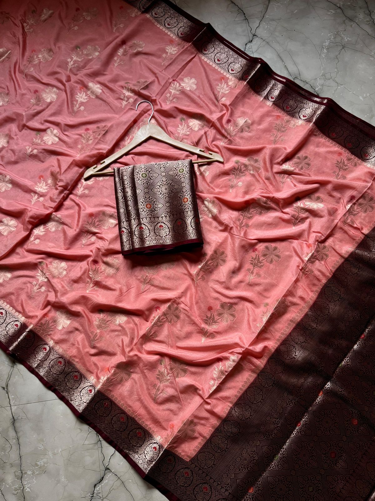 Semi Katan Silk Budget Saree