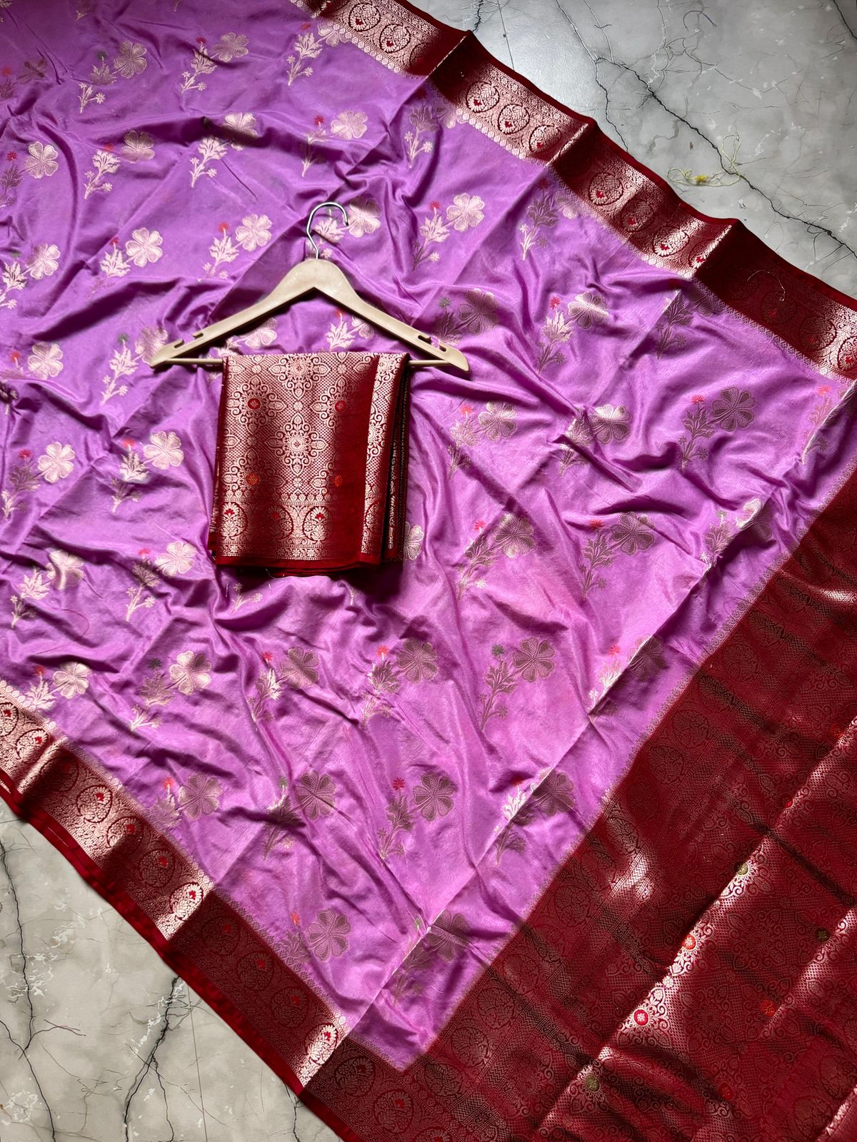 Semi Katan Silk Budget Saree