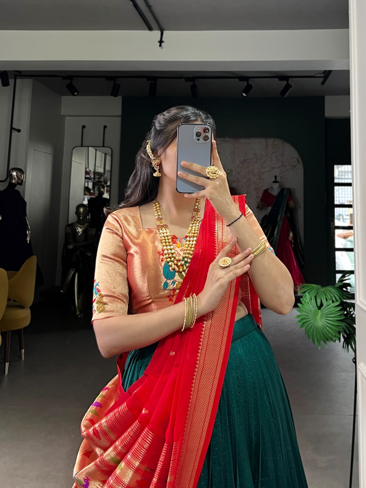 Vichitra Silk Paithani Lehengas Festival collection