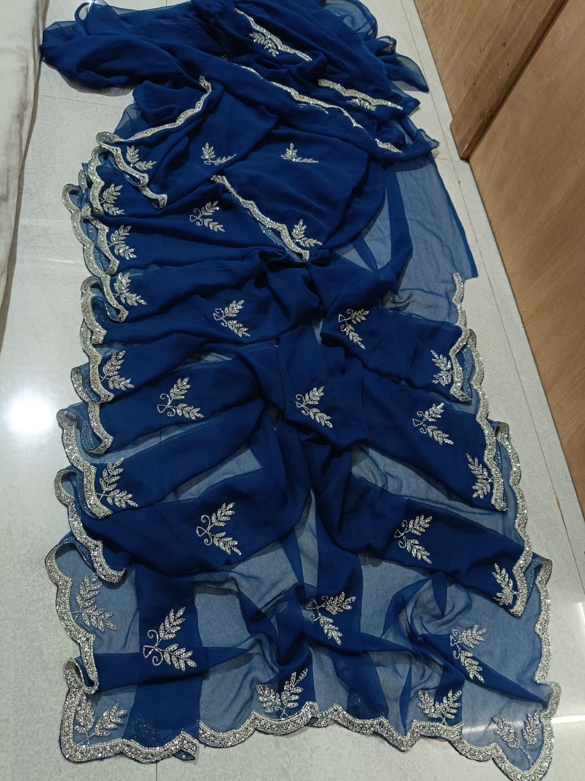 Handwork trending georgette sarees