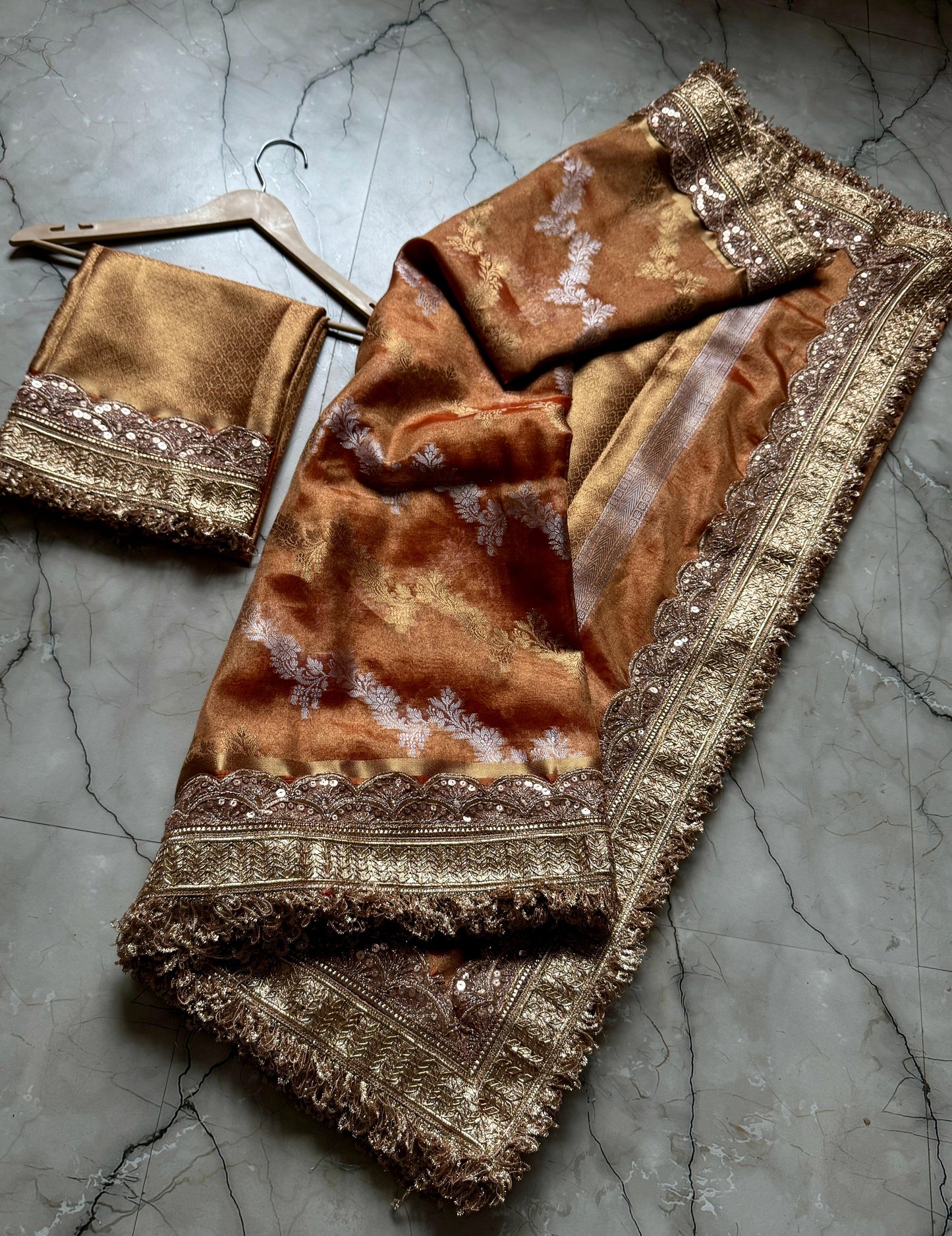 Banarasi Tissue lace luxe saree