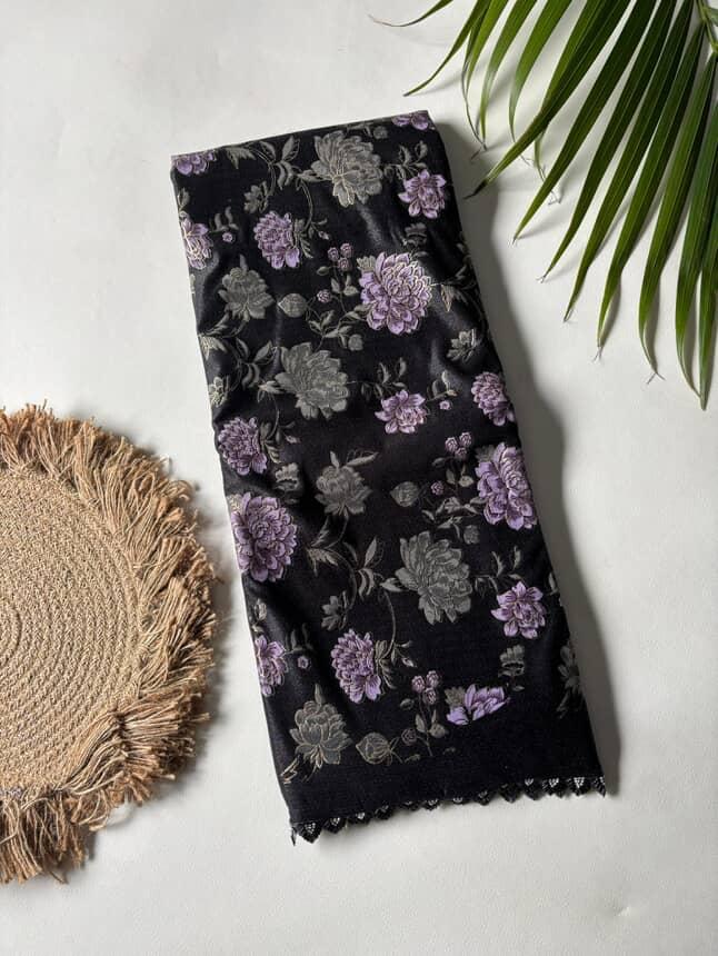 Fancy Desginer Black Cocktail Saree Budget ones