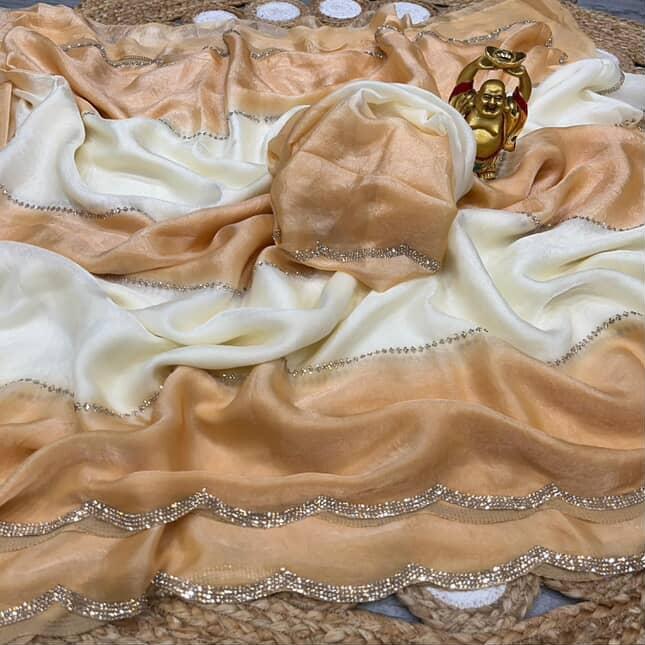 Budget Fancy trending space silk work sarees