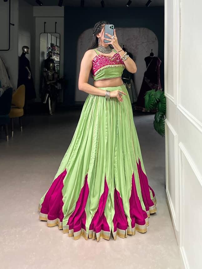 Dancing special pure rayon Lehenga