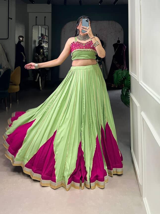Dancing special pure rayon Lehenga
