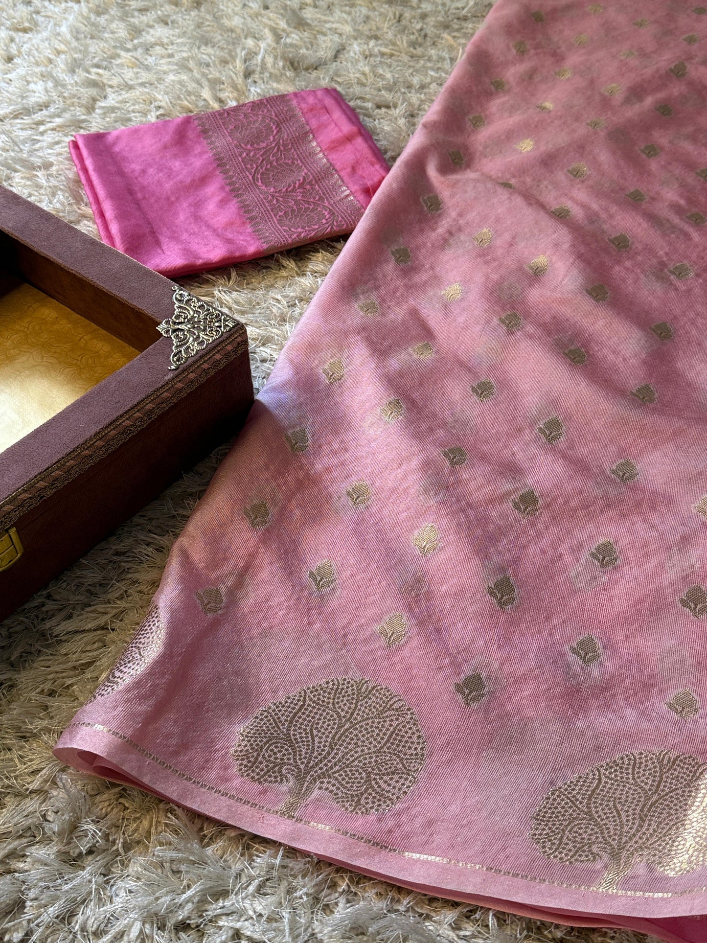 Luxe Classic Katan Super Soft Banarasi saree