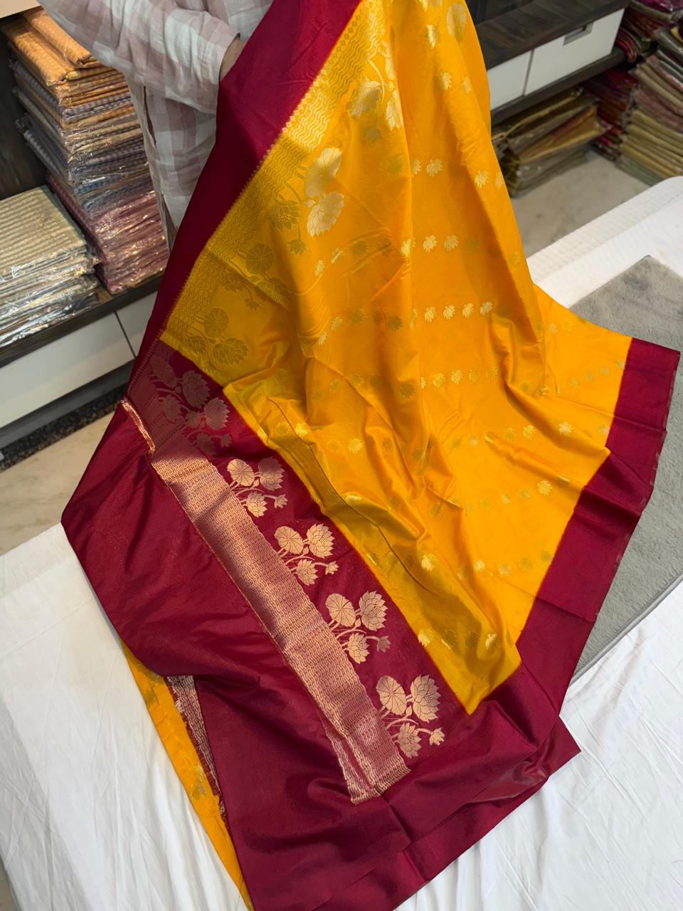 Banarasi Vintage Dupion Soft silk saree