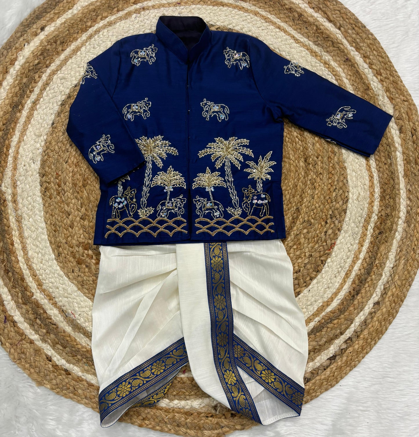 Kid kurta sets for all festivals pure maggam ones