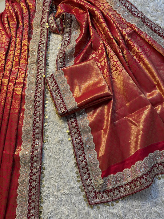 Banarasi Bridal Kanjeevaram saree