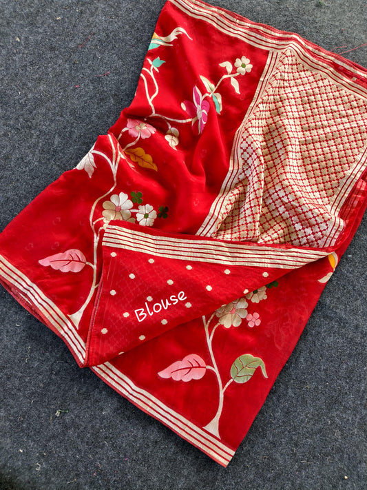 Paper silk Vintage vibe paper silk saree