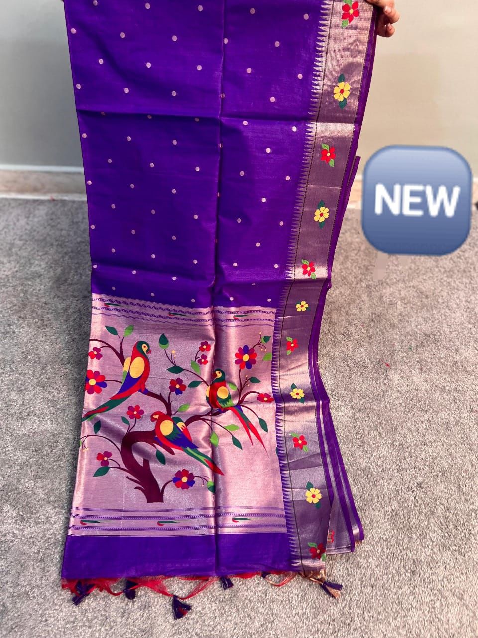 Tussar silk Paithani Classic sarees