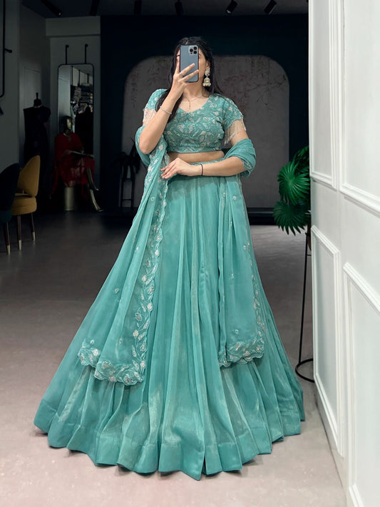 All girls Dream lehenga with beads work