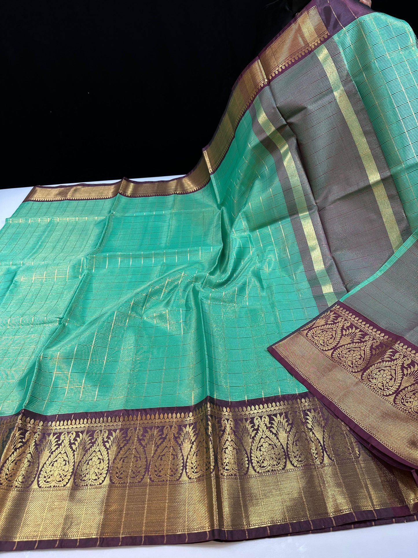 Soft Banarasi semi-silk saree