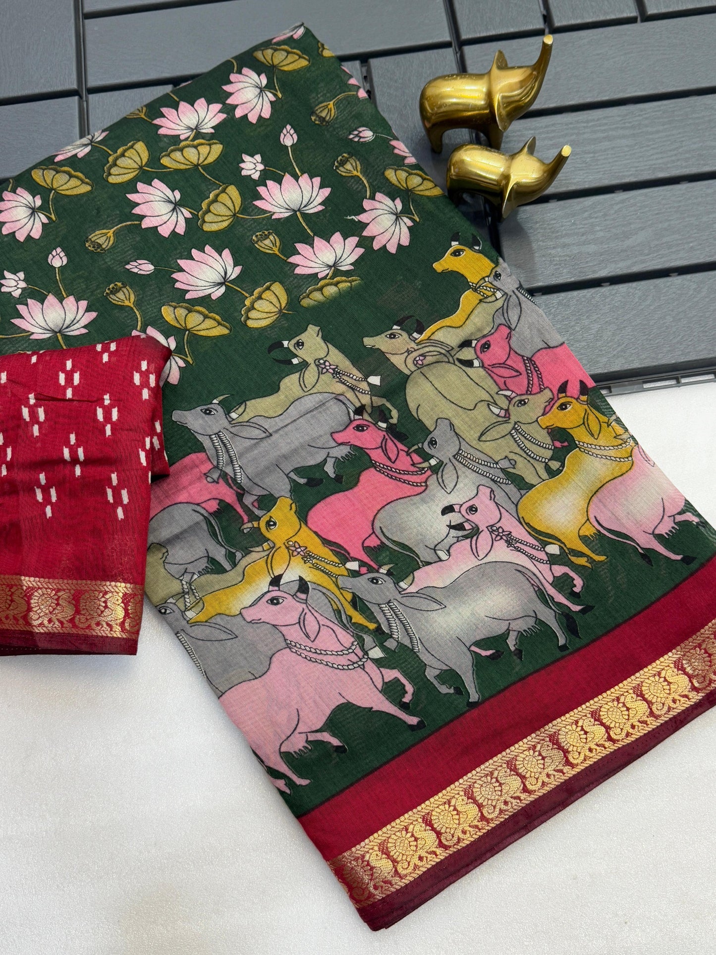 Mangalagiri silk Kalamkari saree budget