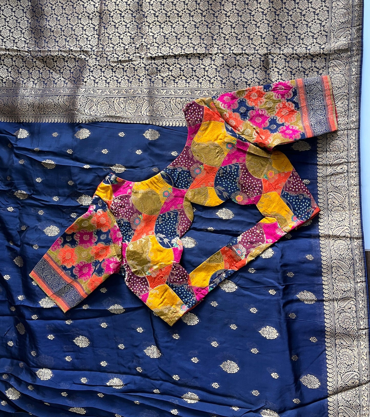 Banarasi Pattu luxe saree with stitched Blouse