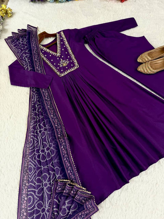Mul viscos Chanderi kurti set for all party’s