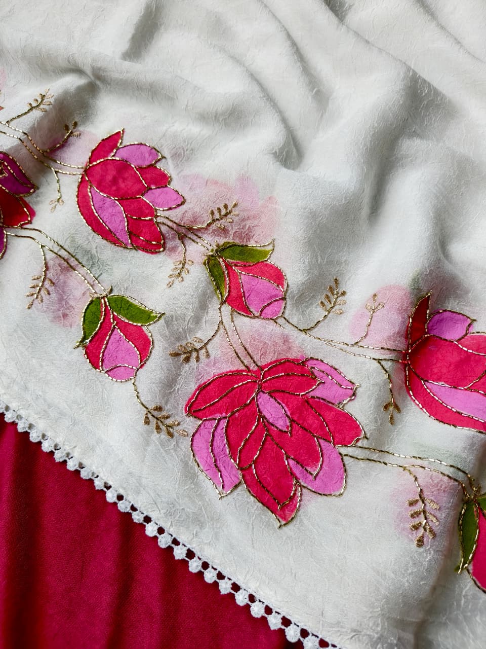 Pure Bember Crush Budget Saree