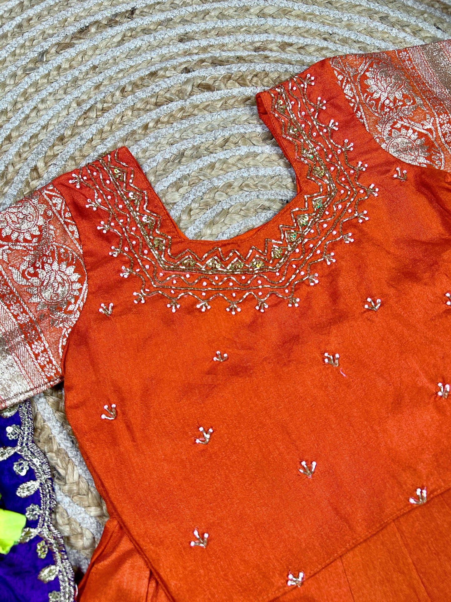 Dassehra Fanta Lehenga for kids