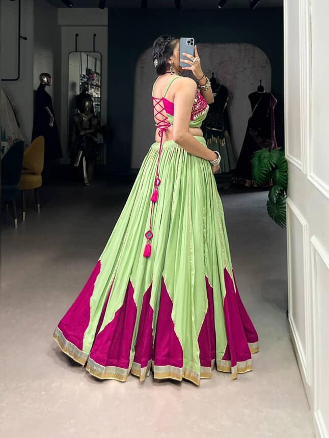 Dancing special pure rayon Lehenga